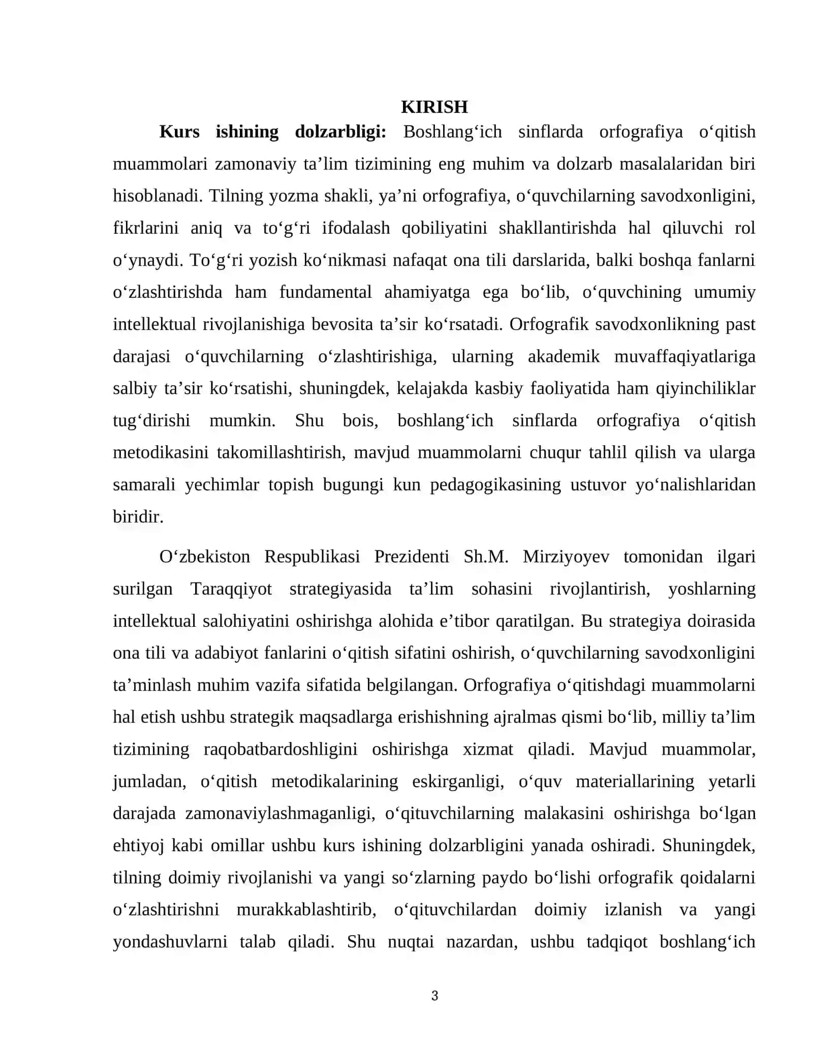 BOSHLANG’ICH SINFLARDA ORFAGRAFIYA O’QITISH MUOMMOLARI 3