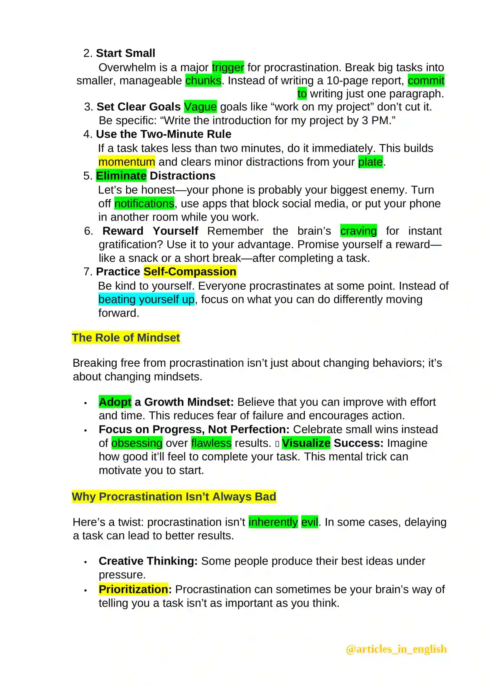 The Psychology of Procrastination: Breaking the Cycle 3