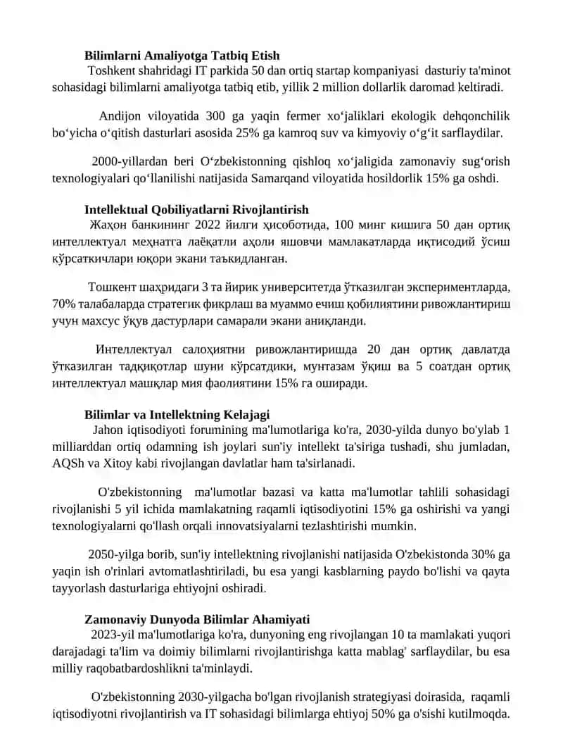 Ilm va zakovat 3