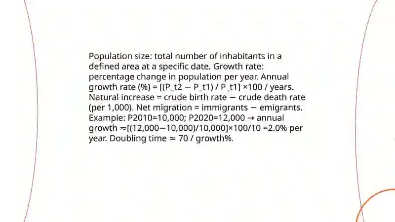 Population statistics and its indicators 3