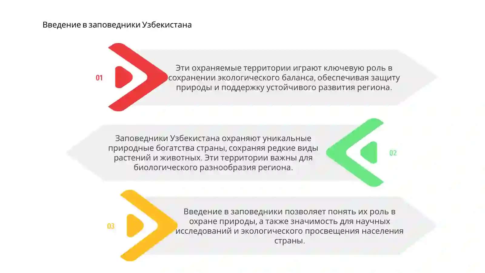 Введение в заповедники Узбекистана 3