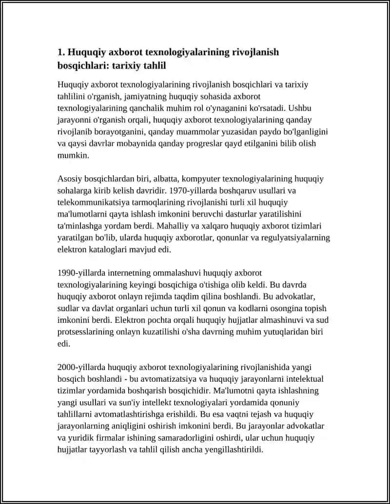 Huquqiy Axborot Texnologiyalari Rivojlanishi 3