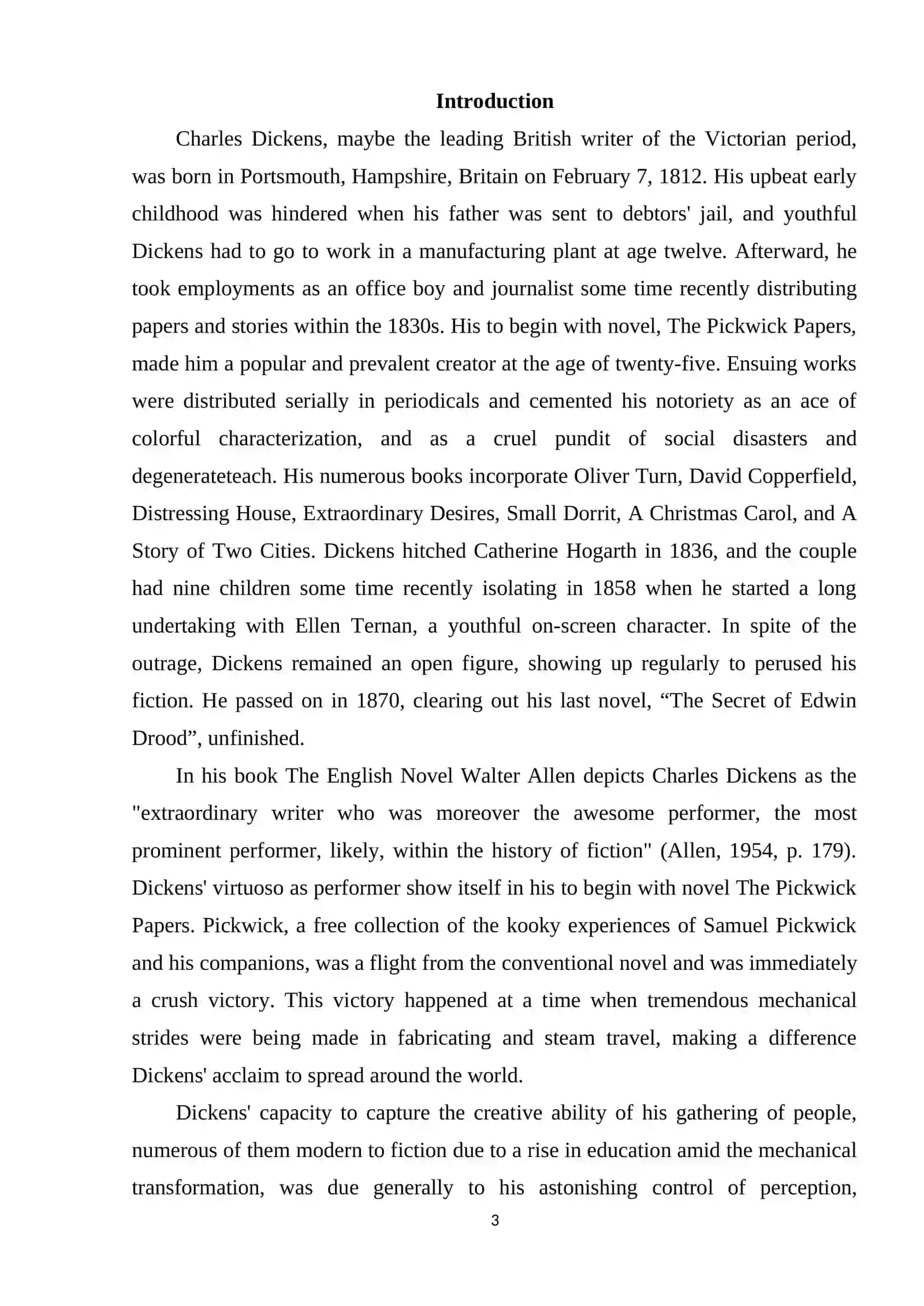 Linguistic and Semantic Peculiarities of Charles Dickens' Creative Works 3
