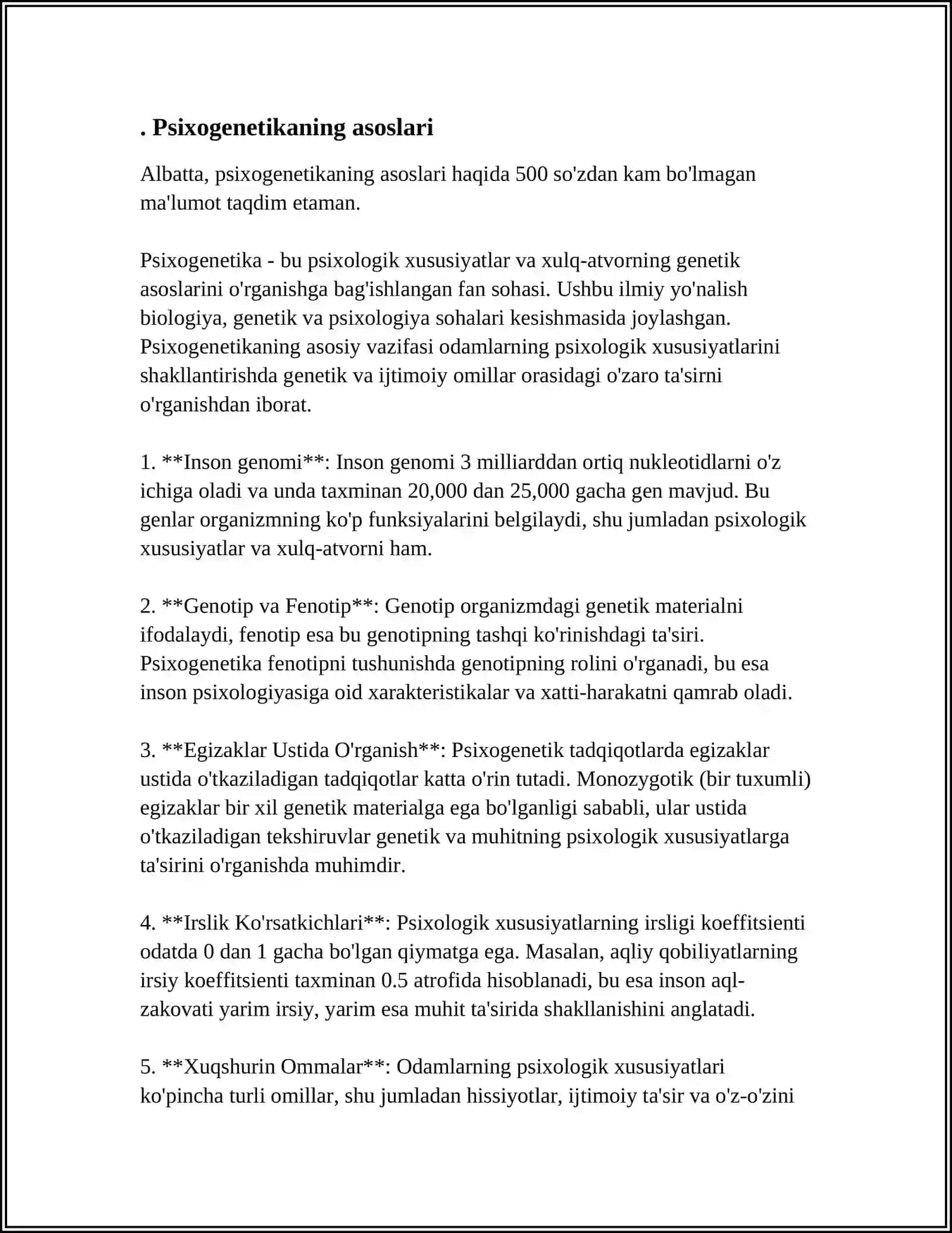 PSIXOGENETIKA 3