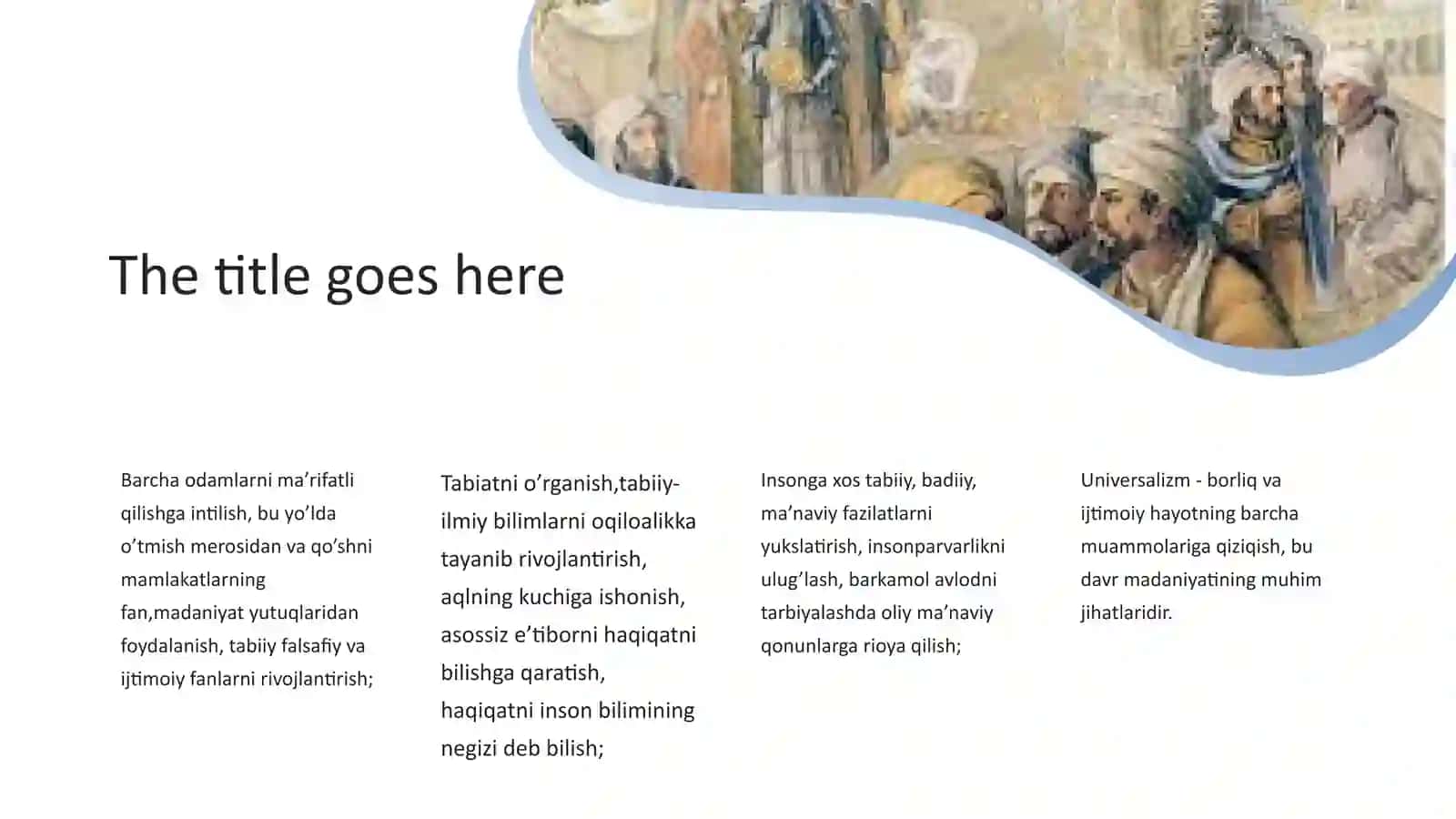 Uyg’onish davri madaniyatining o’ziga xos xususiyatlari 3