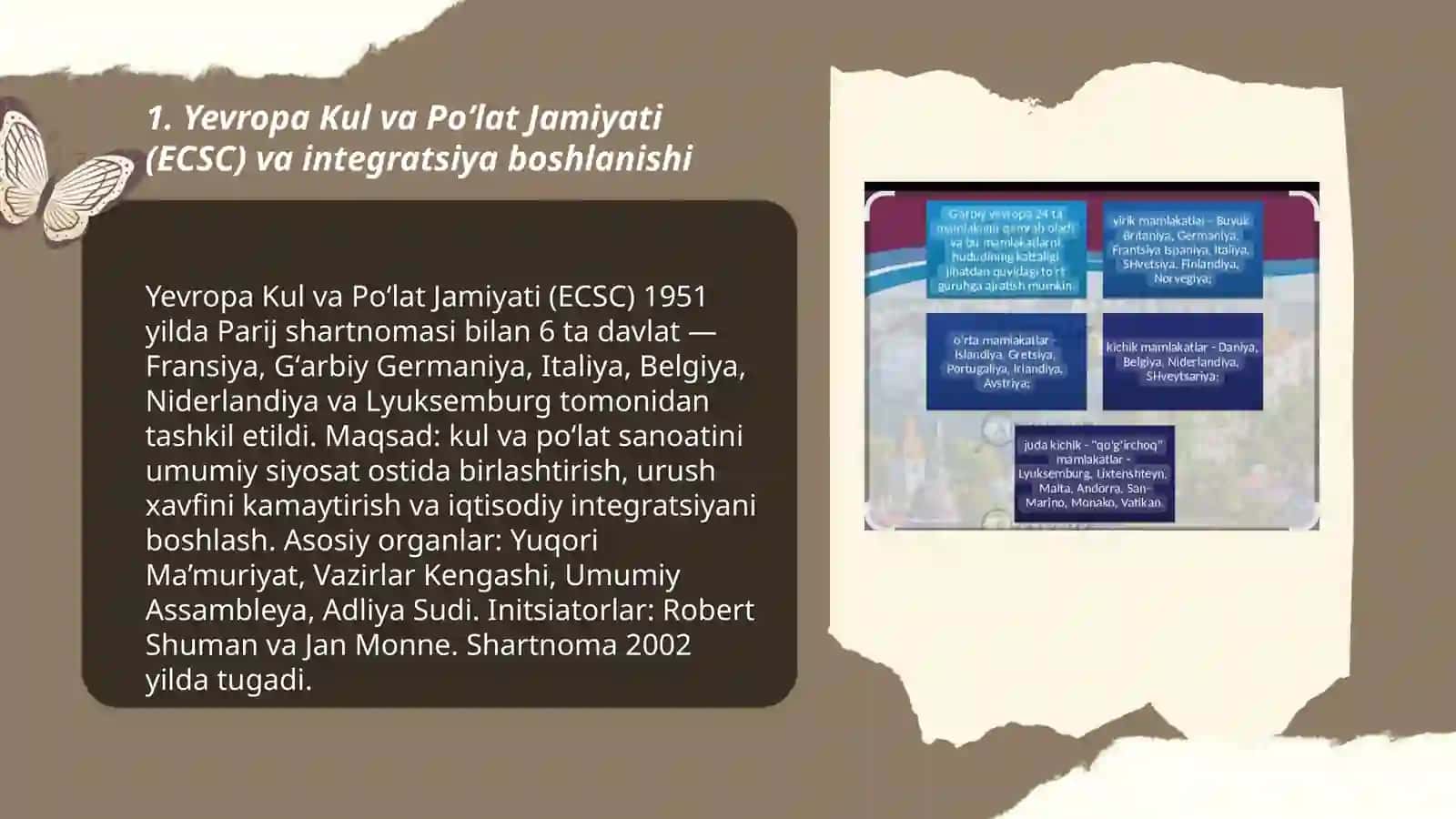 Gʻarbiy yevropada iqtisodiy va siyosiy integratsiya jarayonlari 3