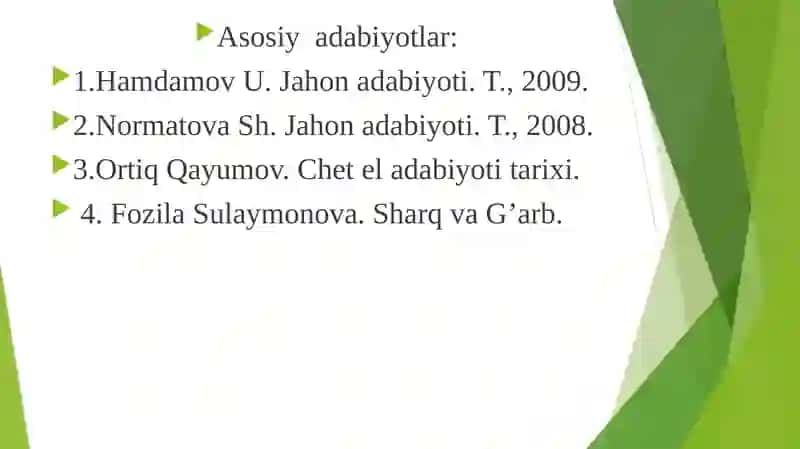 Romantizm va realizm adabiyoti 3