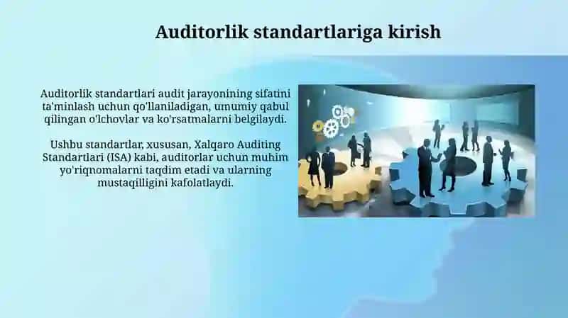 Audit standartlari haqida tushuncha 3
