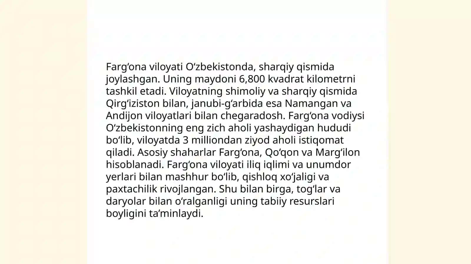 Fargona viloyati toponimlari 3