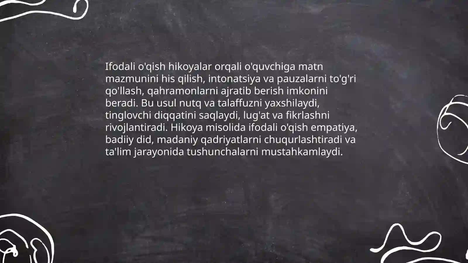 Ifodali o'qish. Hikoyalar misolida 3