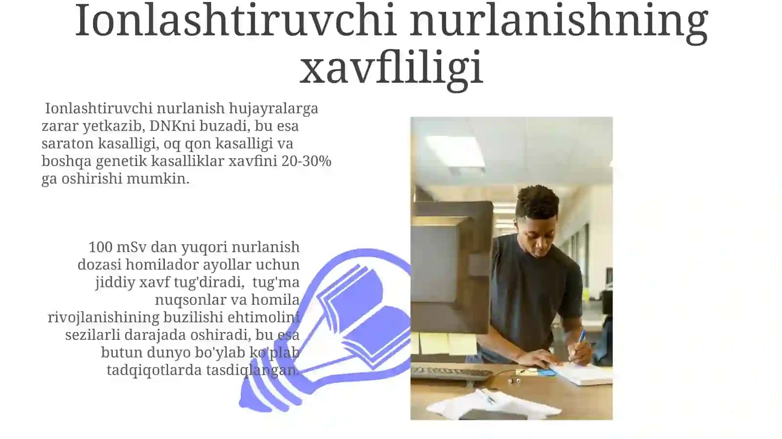 Ionlashtiruvchi Radiatsiya Manbalari bilan Ishlaganda Sanitariya Qoidalari 3