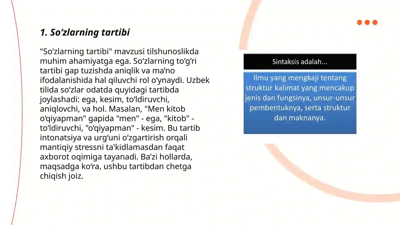 Sintaksis 3