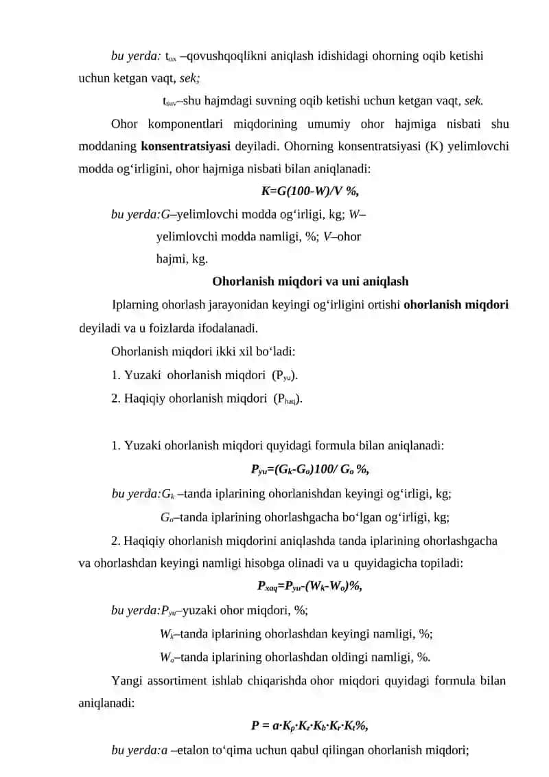 OHOR TAYYORLASH 3