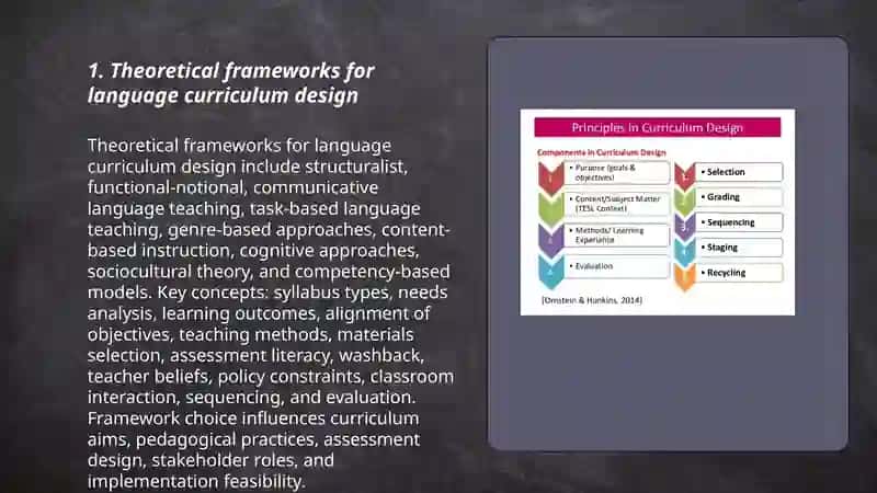 Language curriculum design possibilities and realities 3