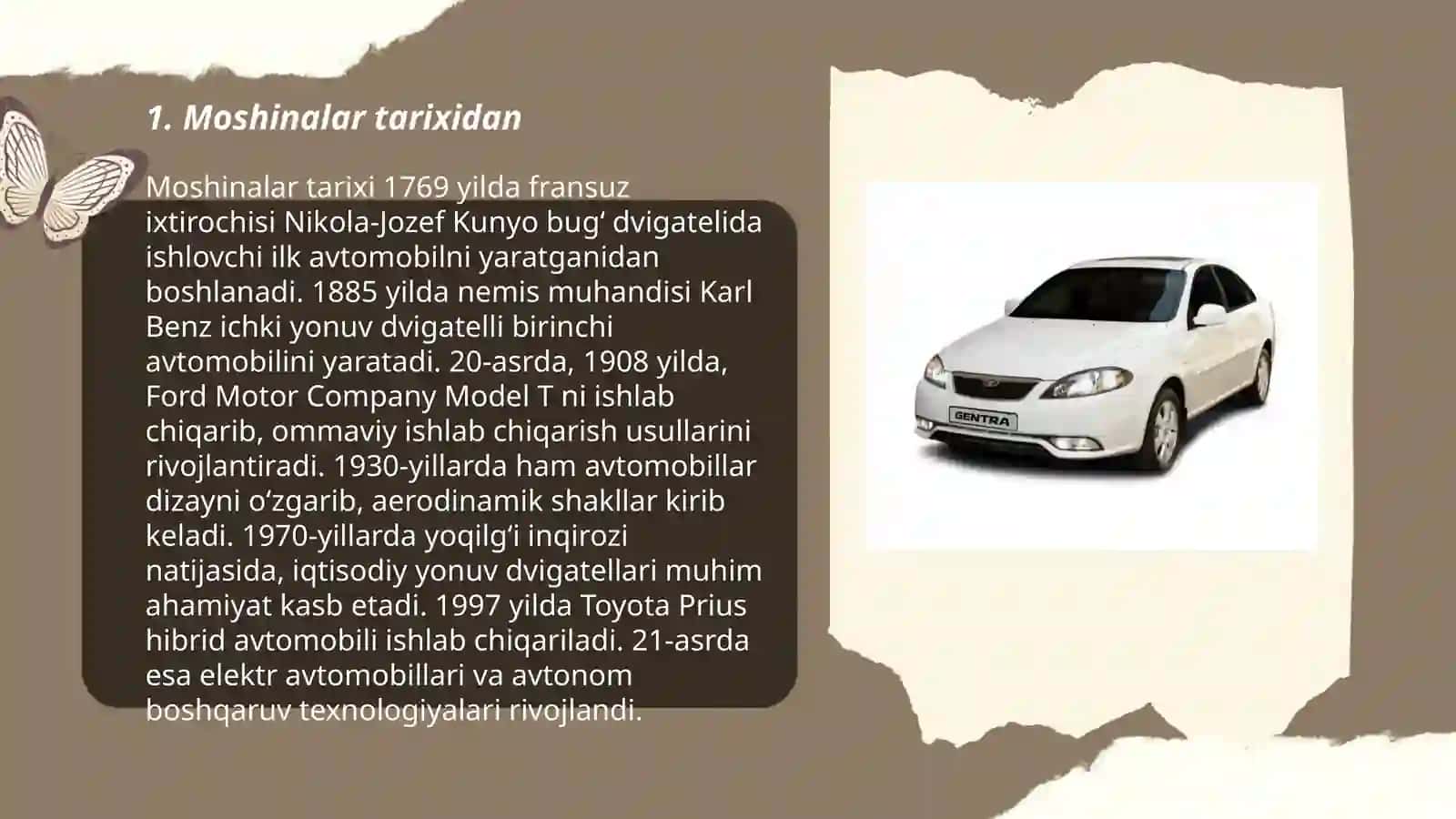 Moshinalar Gentra 3