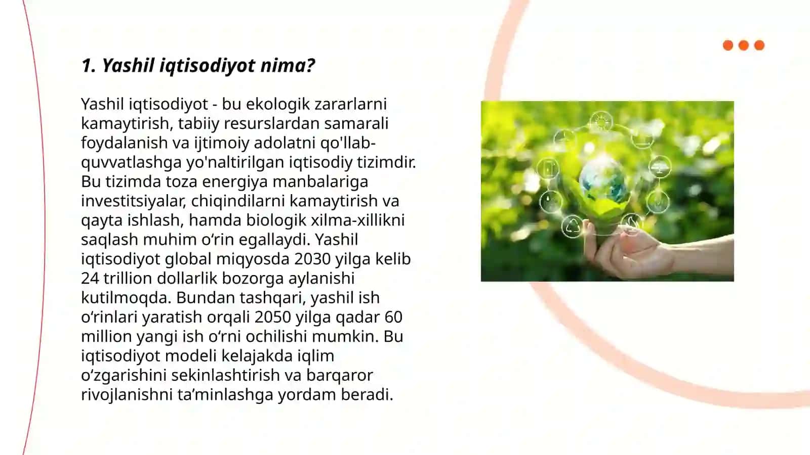 Yashil iqtisodiyotda iste’mol hajmi 3