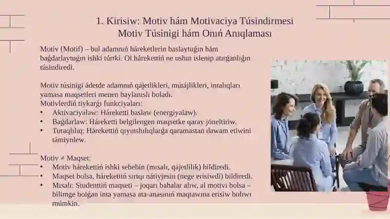 Shet el psixologiyasında motiv hám motivaciya mashqalası (Qaraqalpaq tilinde) 3