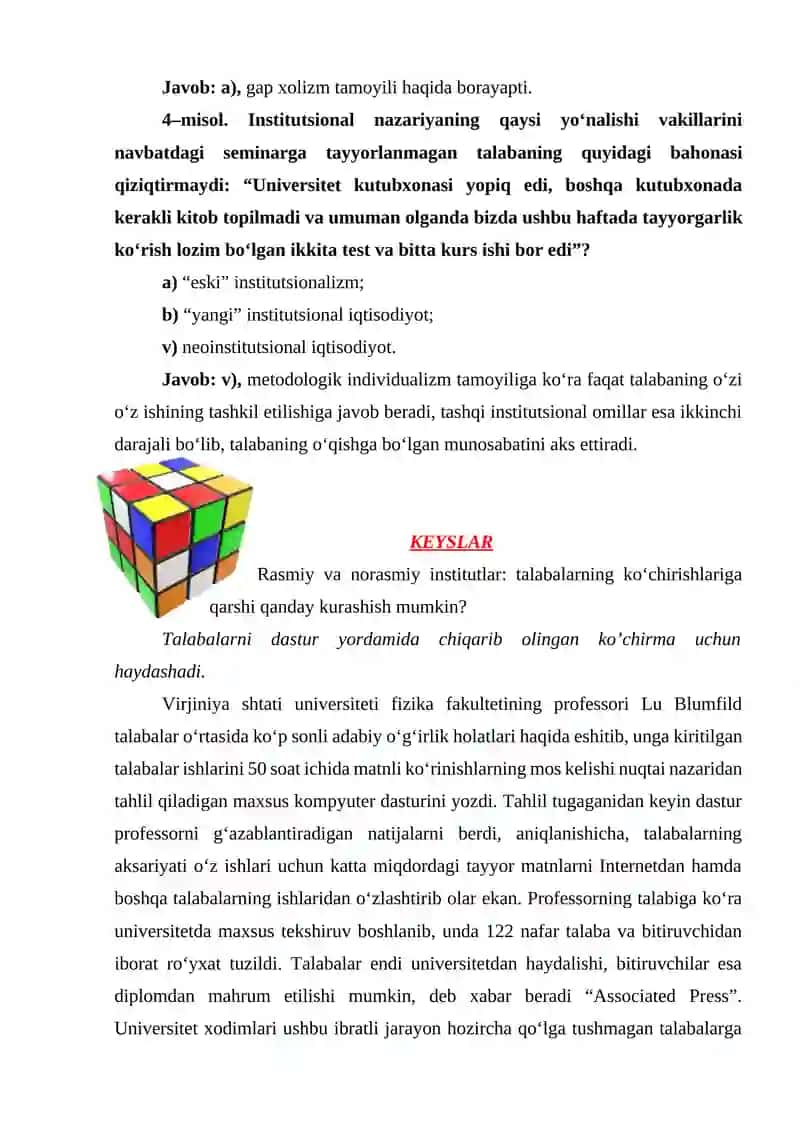 AMALIY MASHG‘ULOT INSTITUTLAR VA ULARNING JAMIYAT RIVOJLANISHIDAGI ROLI 3
