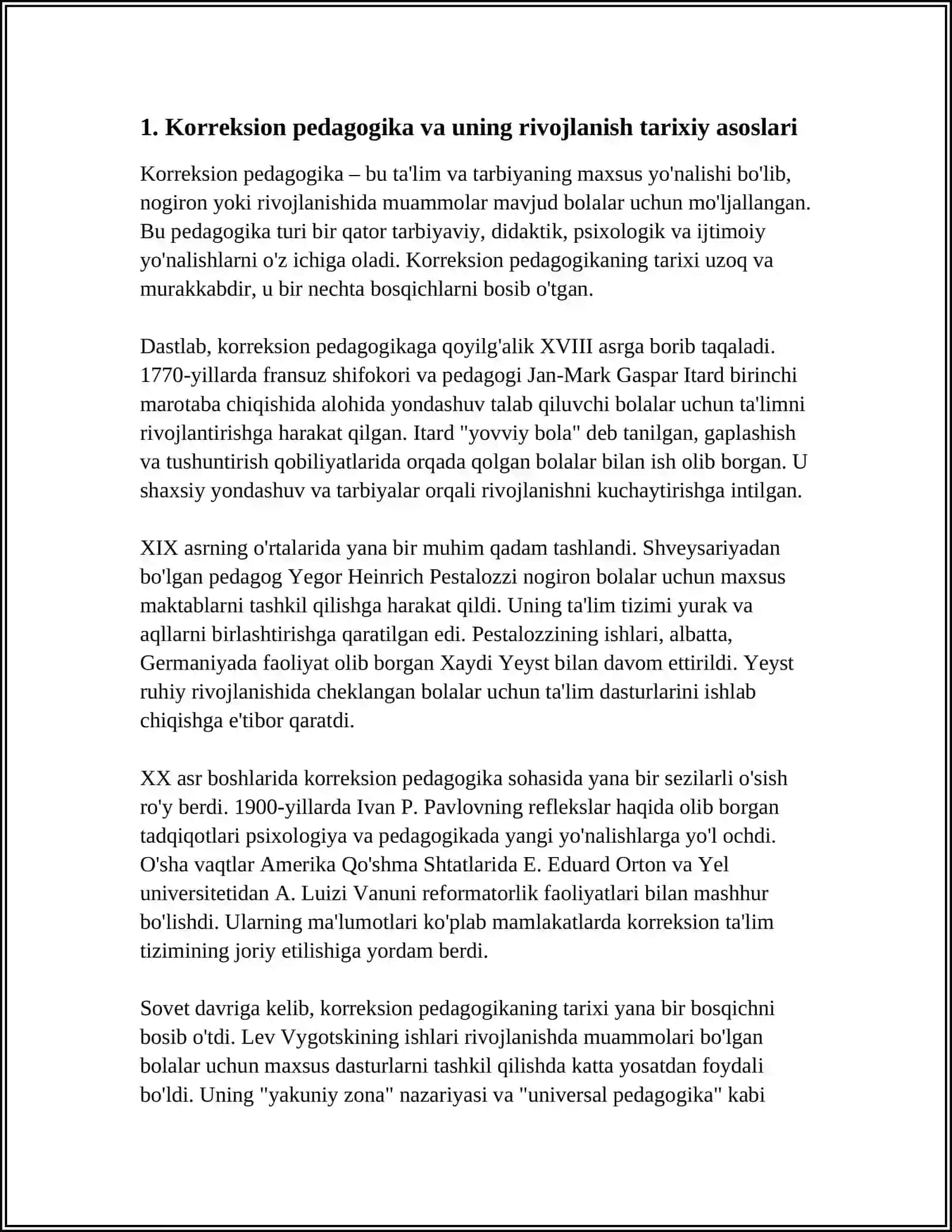 "KORREKSION PEDAGOGIKA VA INKLYUZIV TA'LIM ASOSLARI" 3
