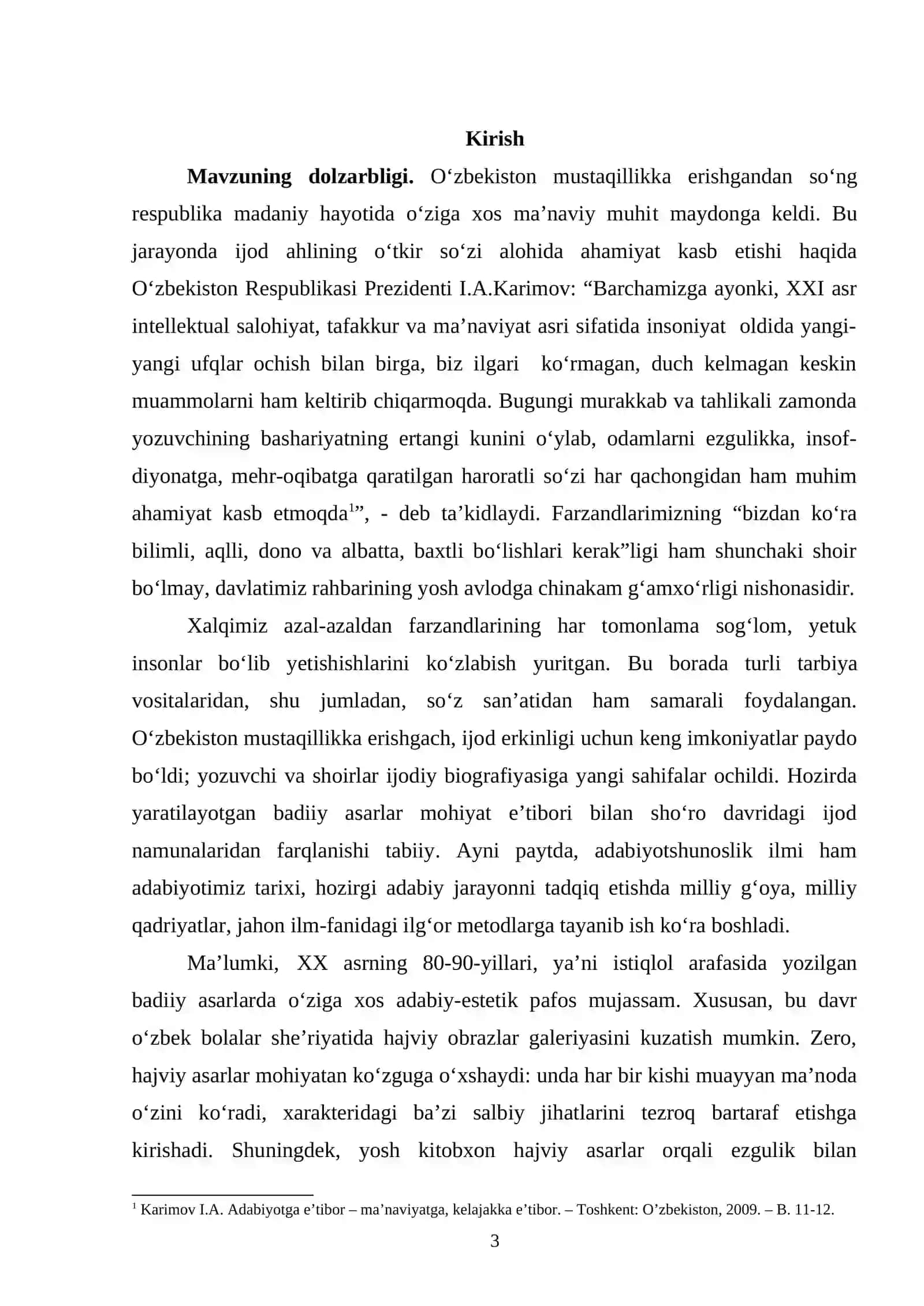 Bolalar she’riyatida hajviy obraz yaratish (80-yillar she’riyati misolida) 3