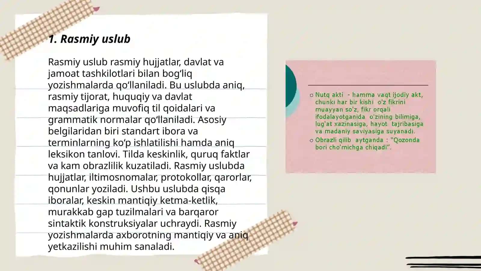 Nutqning uslubiy shakllari 3