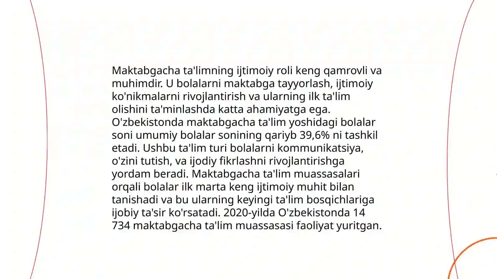 Maktabgacha ta'limning maxsus ijtimoiy tashkilot sifatidagi funksiyalari 3