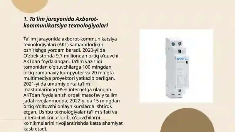 Ta'lim jarayonida Axborot-kommunikatsiya texnologiyalari 3