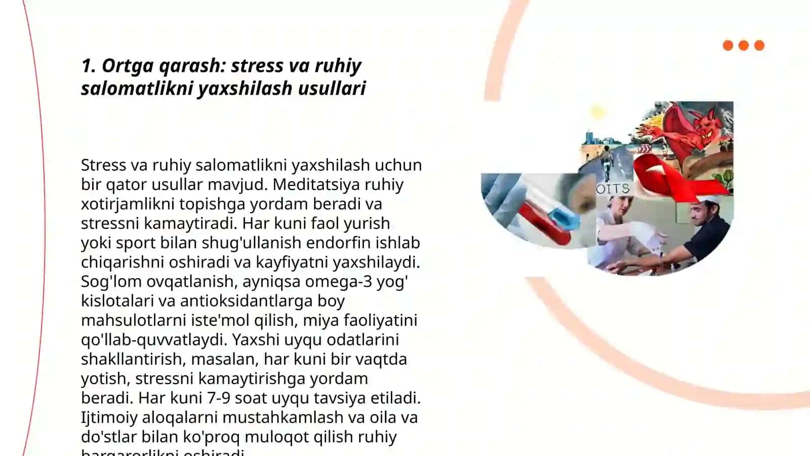 OITS ni oldini olish va soğlom turmush tarzini shakillantirish 3