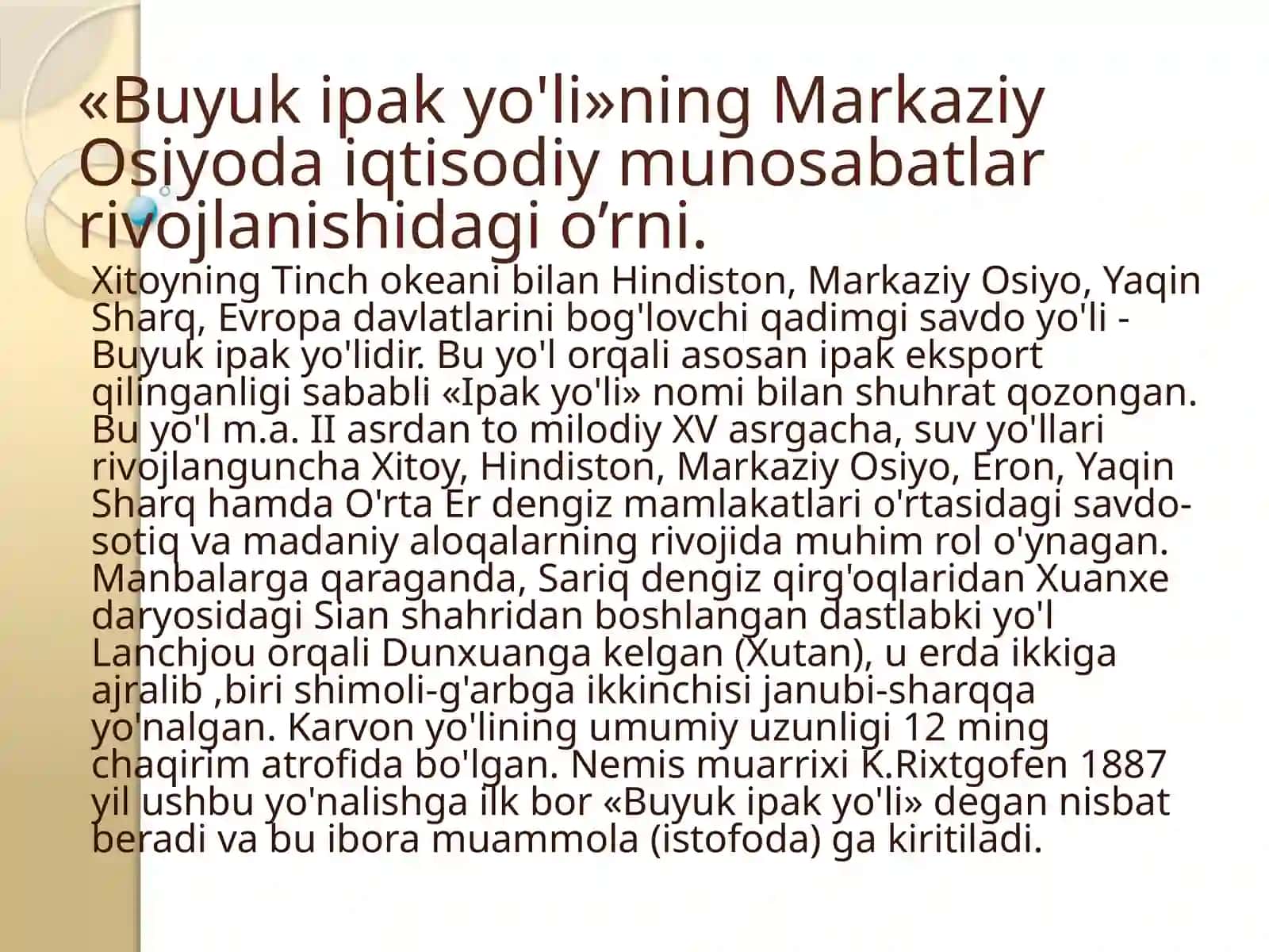 A.Temurning iqtisodiy qarashlari 3