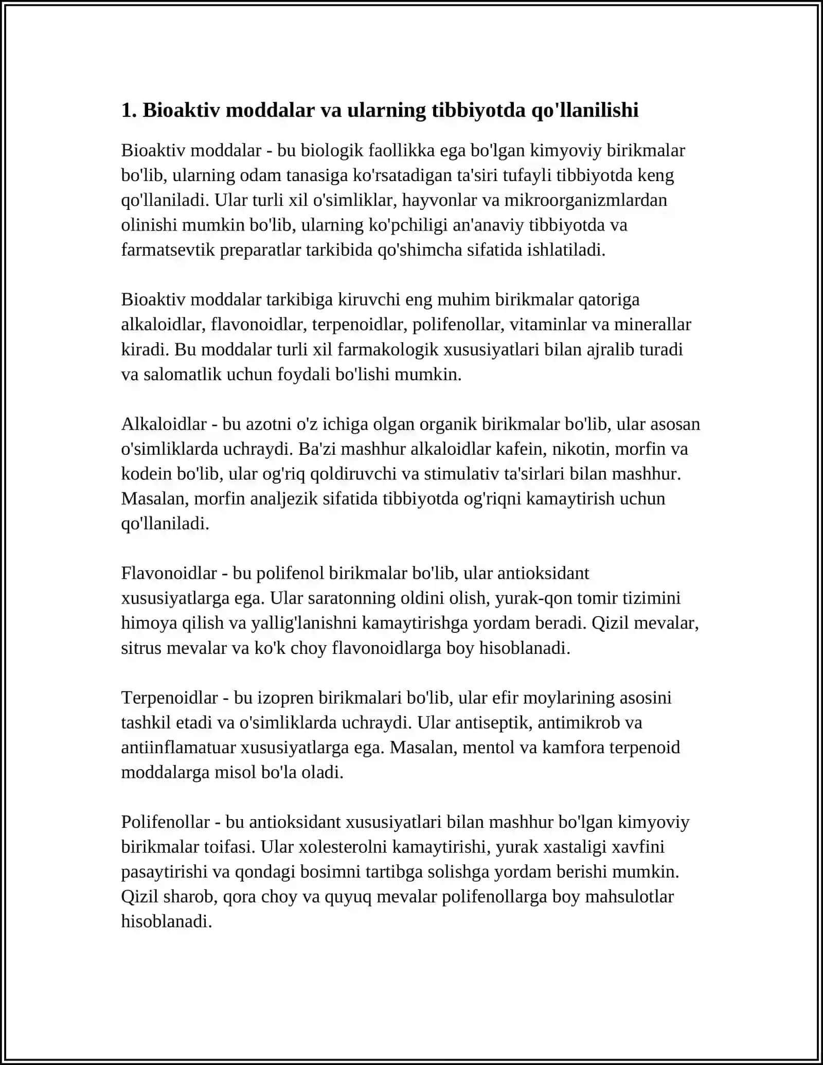 BIOKOMPLEKS BIRKMALARNING TIBBIYOTDA ISHLATILISHI 3