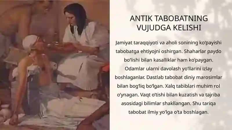 ANTIK DAVR TABOBATI 3