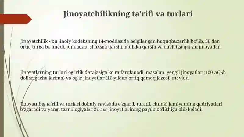Jinoyatchilik va Voyaga Yetmaganlar Delinkvensiyasi: Ta'rif, Sabablar va Oqibatlar 3