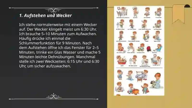Mein Tagesablauf 3