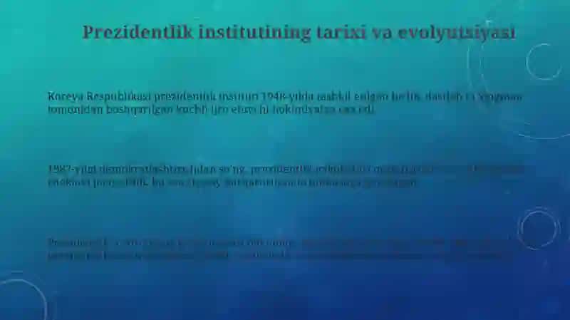 Koreyaning Prezident instituti va siyosiy partiyalar 3