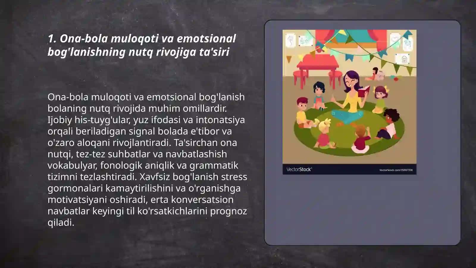 Ilk yoshdagi bolalarda nutq rivojlanishini shakllantirish metodlari va vositalari 3