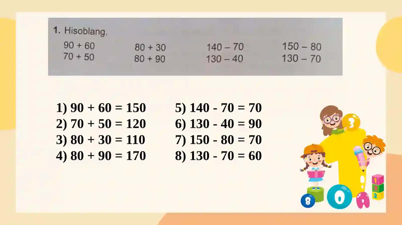 1- Mavzu:1dan 100gacha sonlar 3