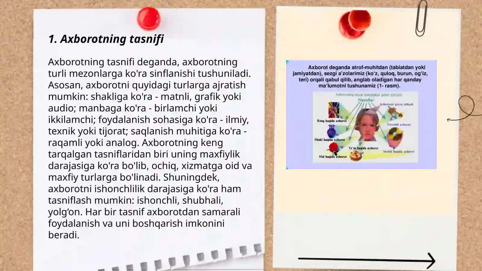 Axborot turlari va ishonchliligi 3