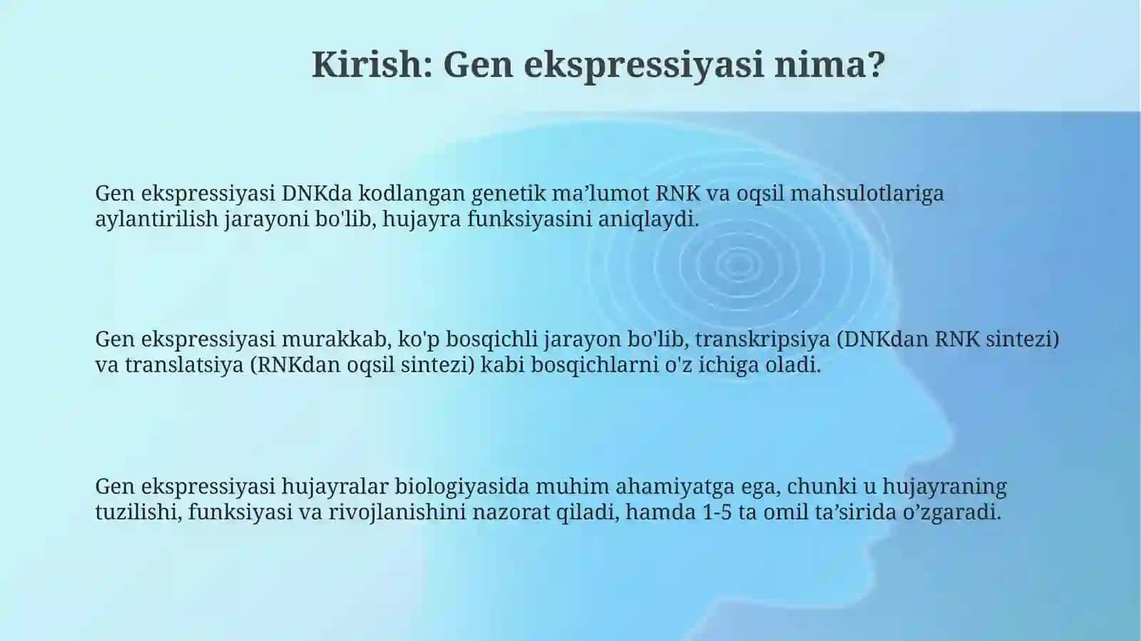 Genlar ekspessiyalarini aniqlash usullari. Mikrochip usuli va real time PZR usuli 3