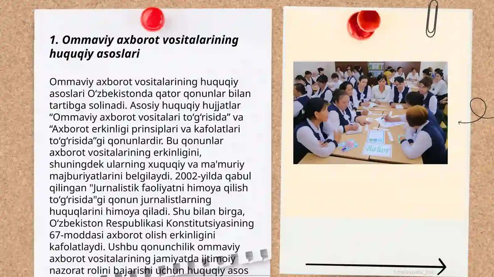 Ommaviy axborot vositalarining huquqiy asoslari 3