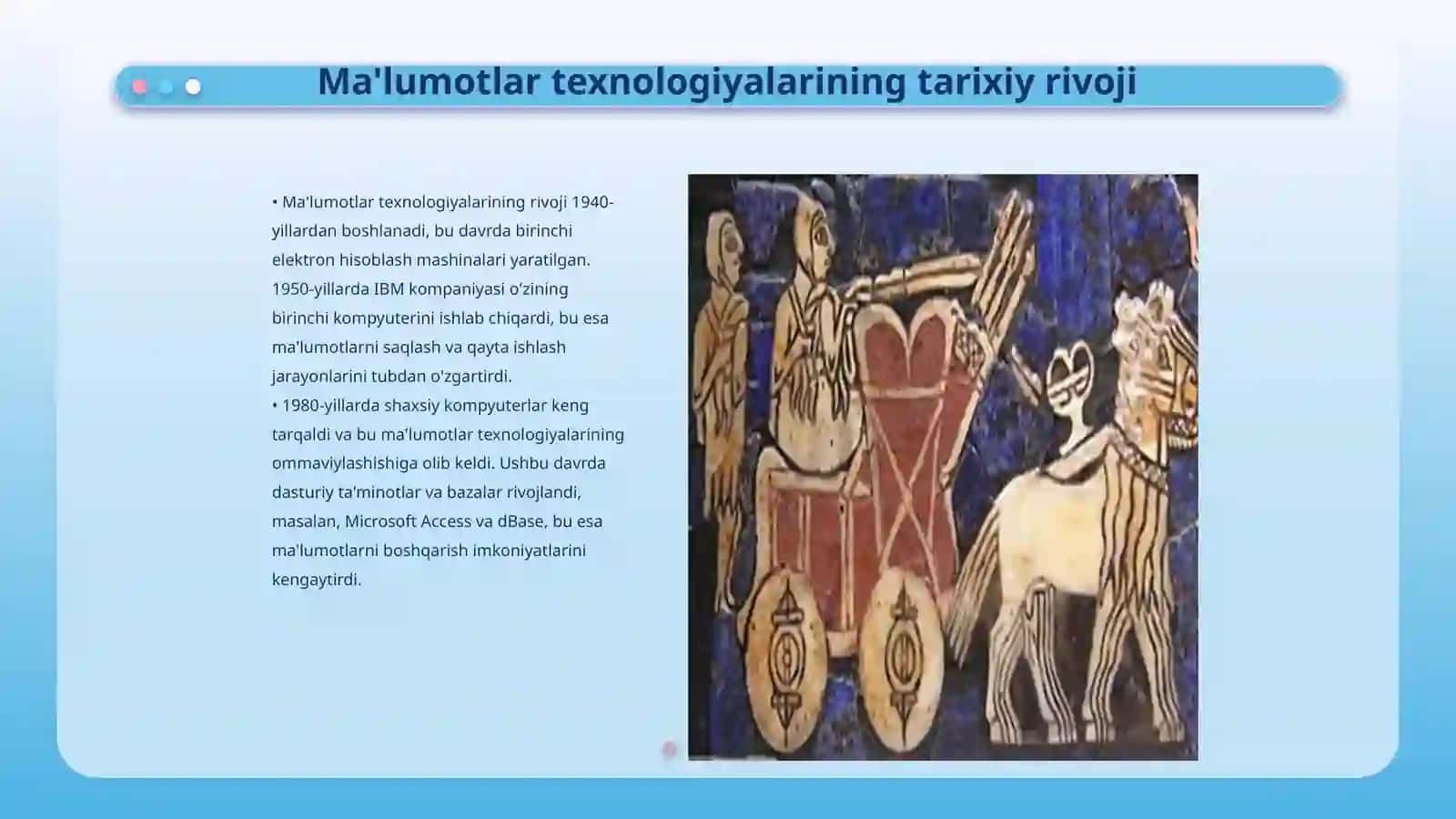 Ma'lumotlar texnologiyalarining rivojlanish bosqichlari 3