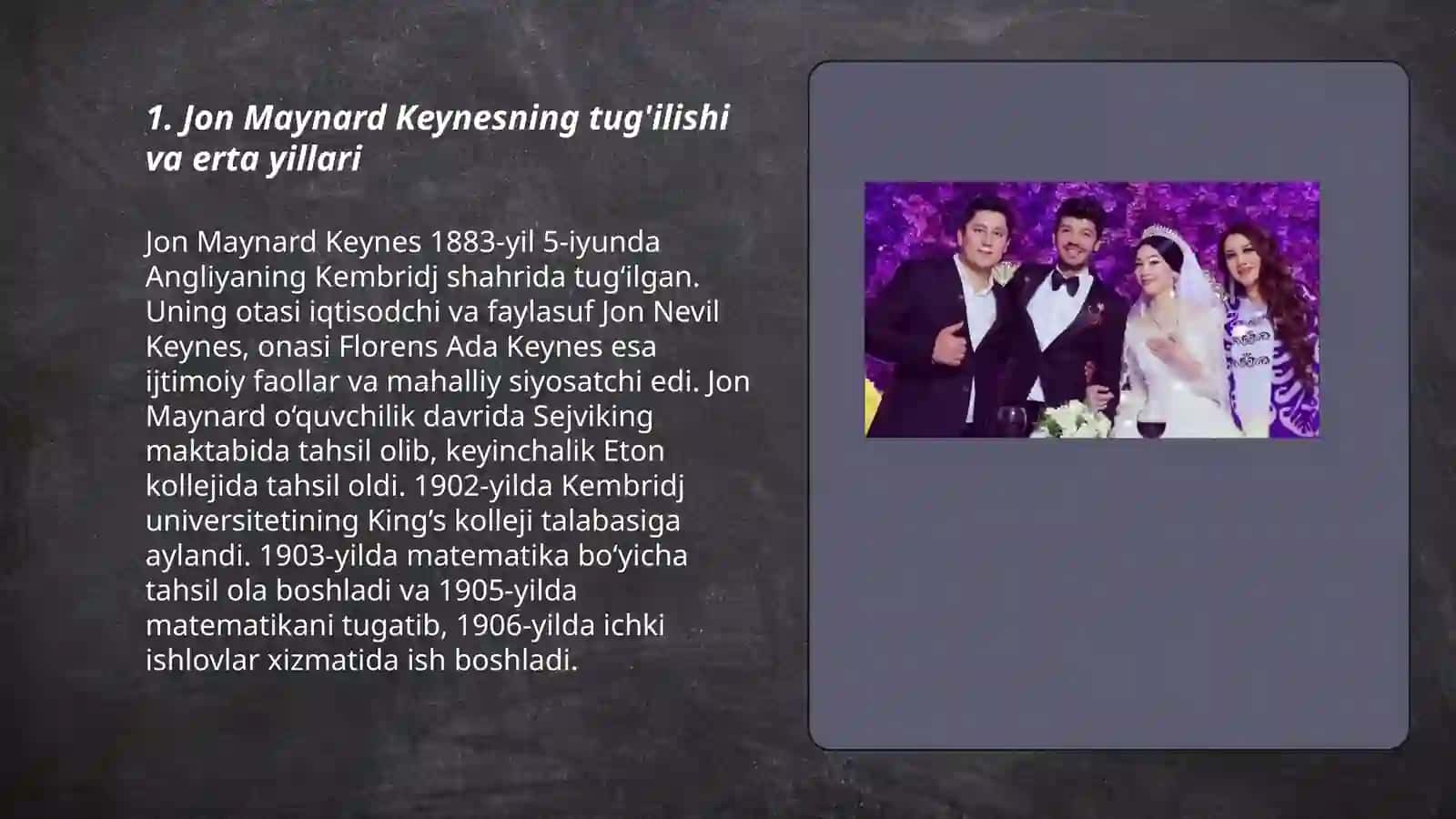 Jon Meynard Keyns hayoti va ijodi 3