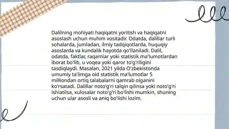 Xulosa Chiqarishning Umumiy Mantiqiy Tavsifi 3