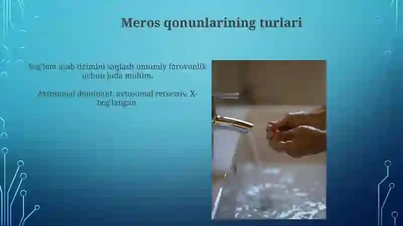 Irsiyat va irsiy kasaliklar.Nerv tizimining ahamiyati va gigiyenasi 3