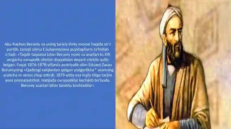 Abu Rayhon Beruniy va Ibn Xaldunning Tarix Haqidagi Qarashlari 3