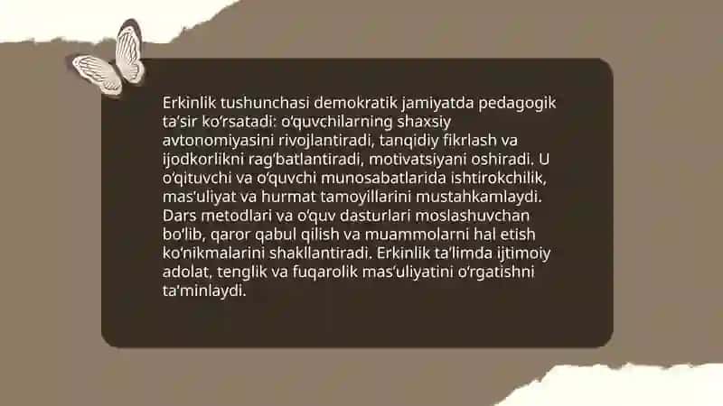 Erkinlik tushunchasi demokratik jamiyatda 3