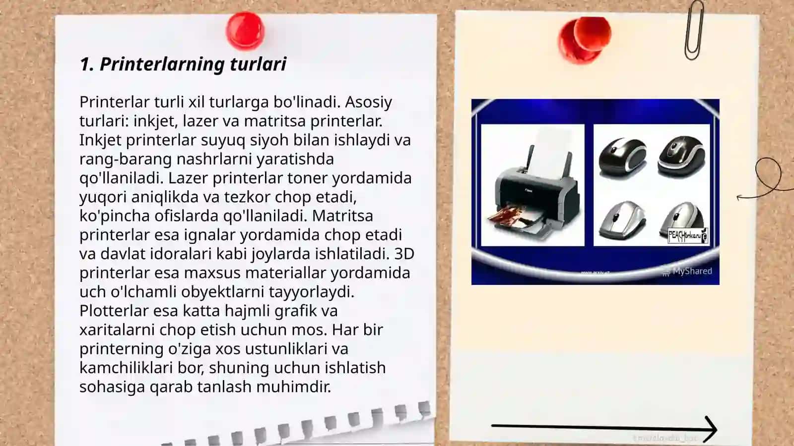 Kompyuterning tashqi qurilmalari (printer, skaner, proyektor va boshqalar) 3