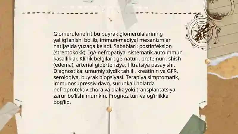 Glomerulonefrit 3