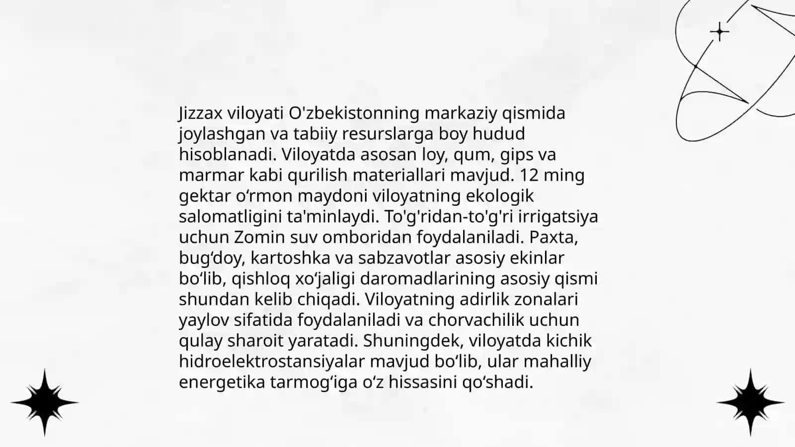 Jizzax viloyatining geoekologik vaziyatini baholash 3