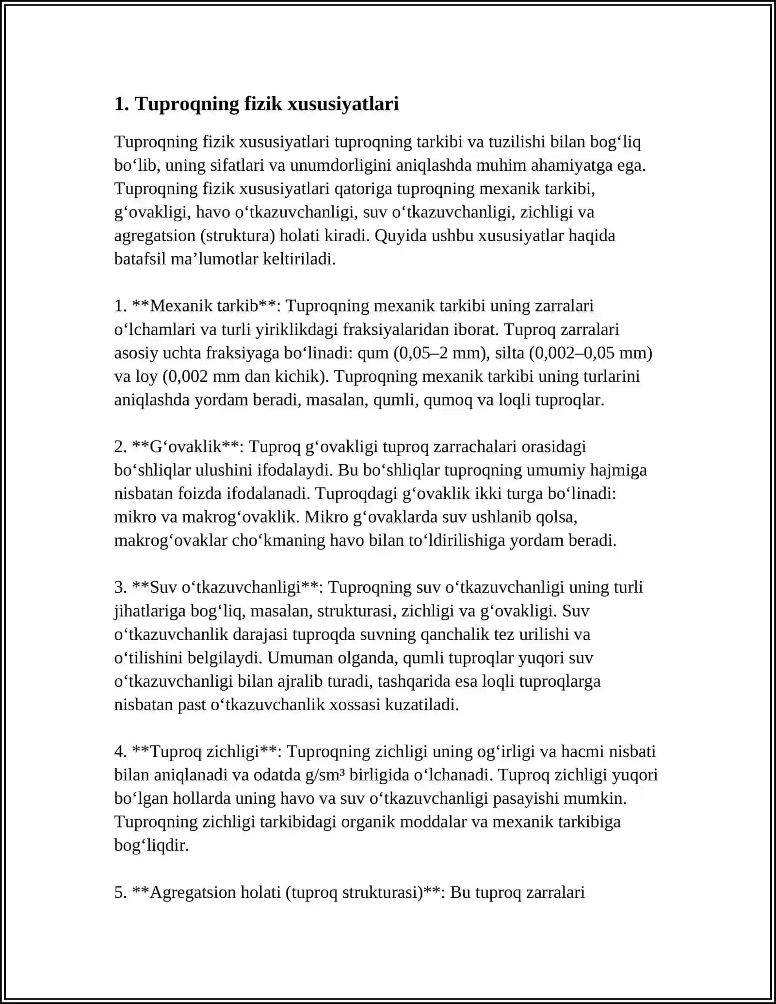 Tuproq va uning xususiyatlari 3