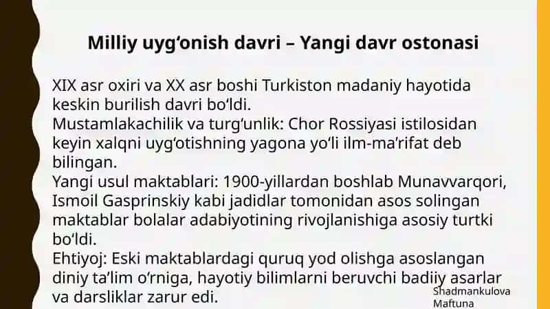 Bolalar adabiyoti fanidan bajarilgan taqdimoti 3